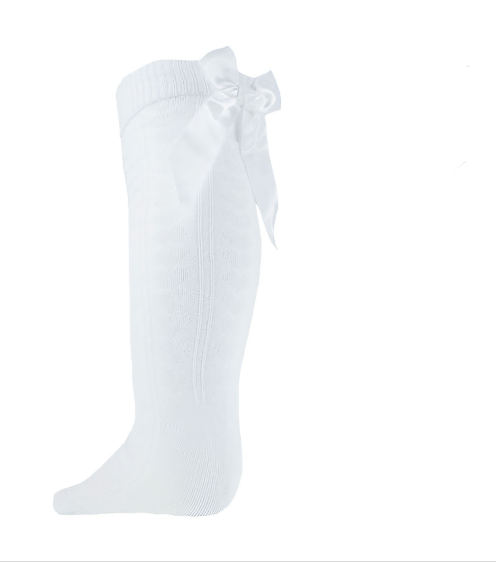 Soft Touch Knee high socks with bows