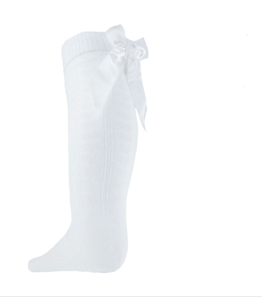 Soft Touch Knee high socks with bows