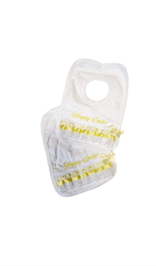 Happy Easter Ribbon Bibs