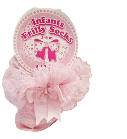 Soft Touch Pink Ankle TuTu Sock