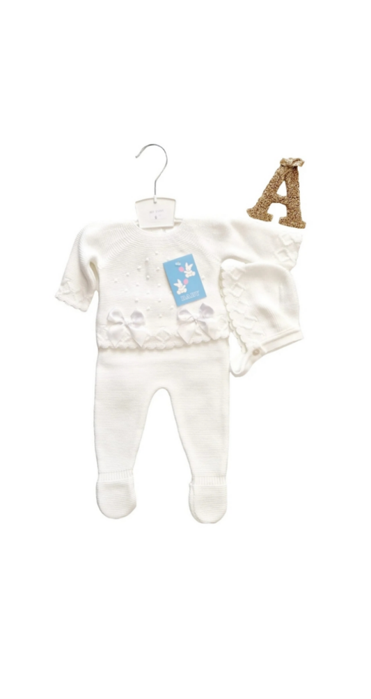 BABY knitted Three Piece Set