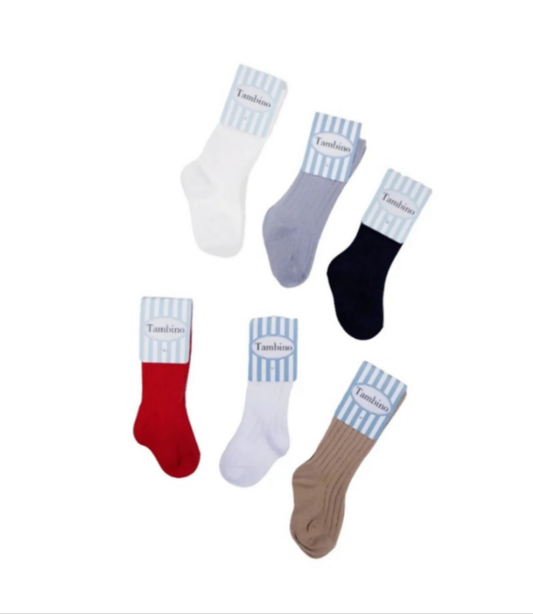 Ribbed knee High Socks