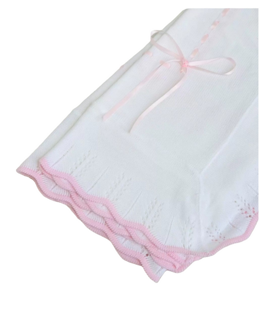 Luxury Pink Ribbon Shawl