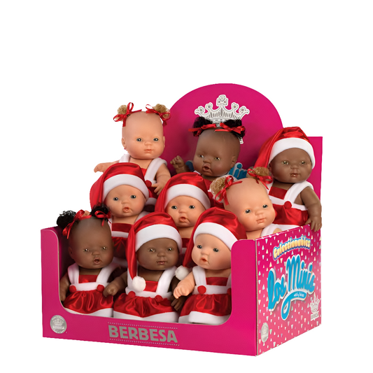 BERBESA 26CM Christmas Collectable Hard Body Doll