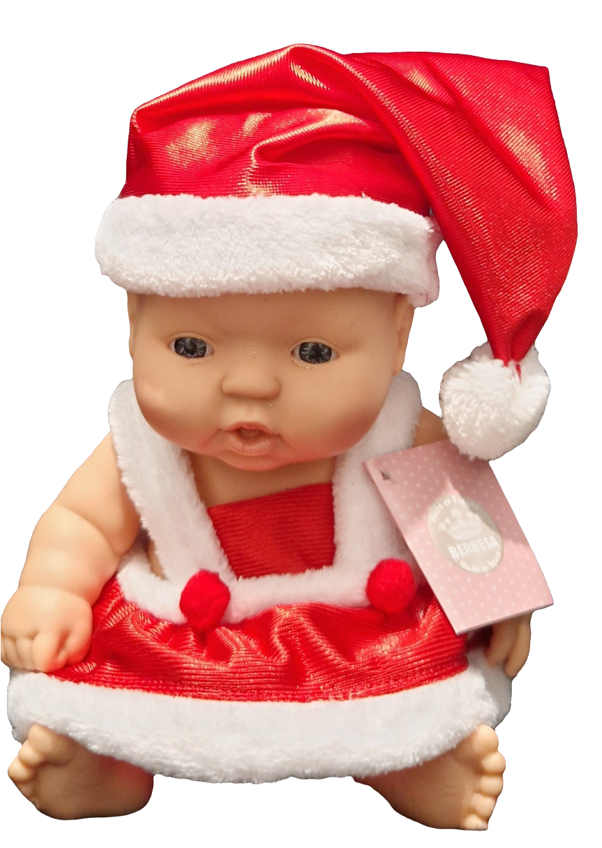 BERBESA 26CM Christmas Collectable Hard Body Doll