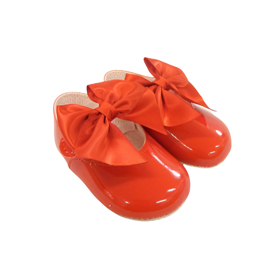 Baypods Red Bow Pram Shoes