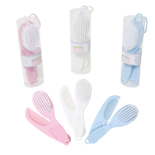 Soft Brush and Comb Set