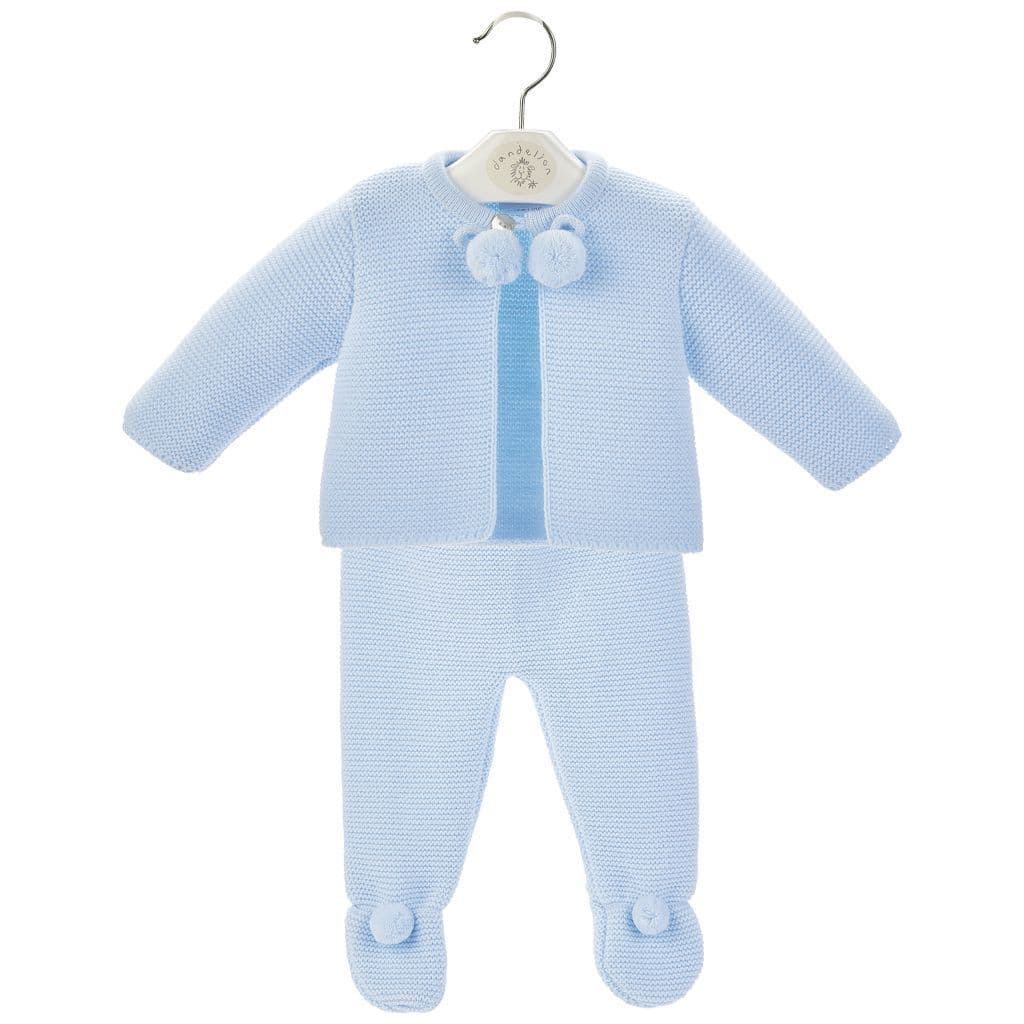 Dandelion Sky Pom Pom knitted Set