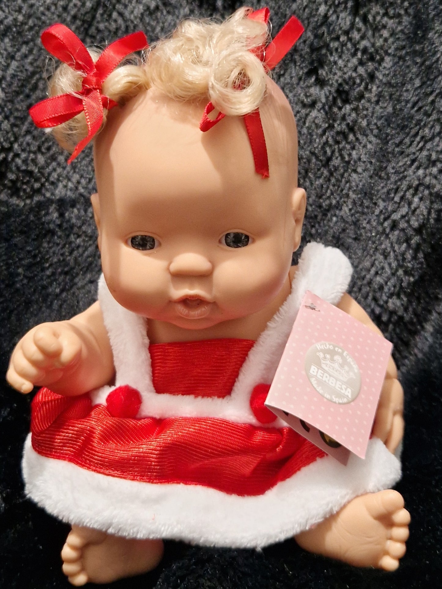 BERBESA 26CM Christmas Collectable Hard Body Doll