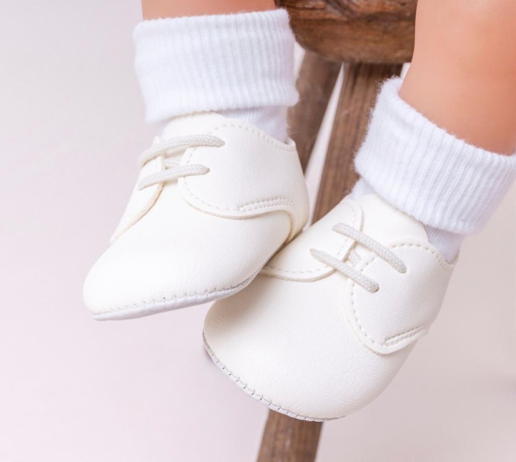 Baypods White Matt Pram Shoe