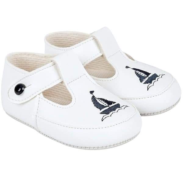 Baypods Navy Sailboat Pram Shoe