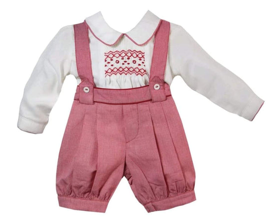 Pretty Originals Smock Boys Set