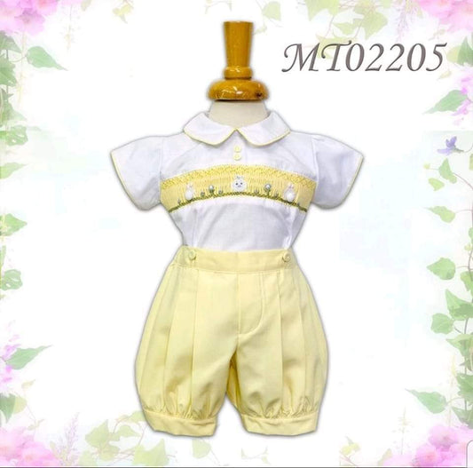 Pretty Originals Boys Easter Short Set