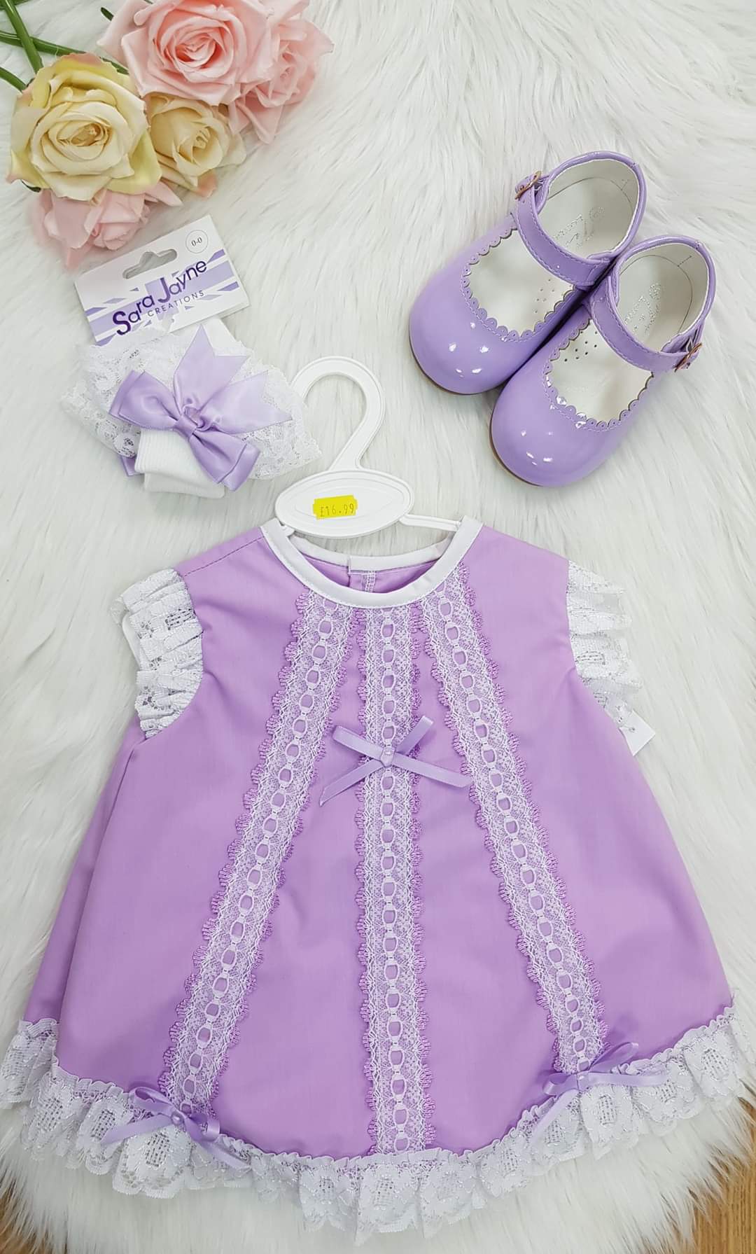 Spanish Lilac frill Dress