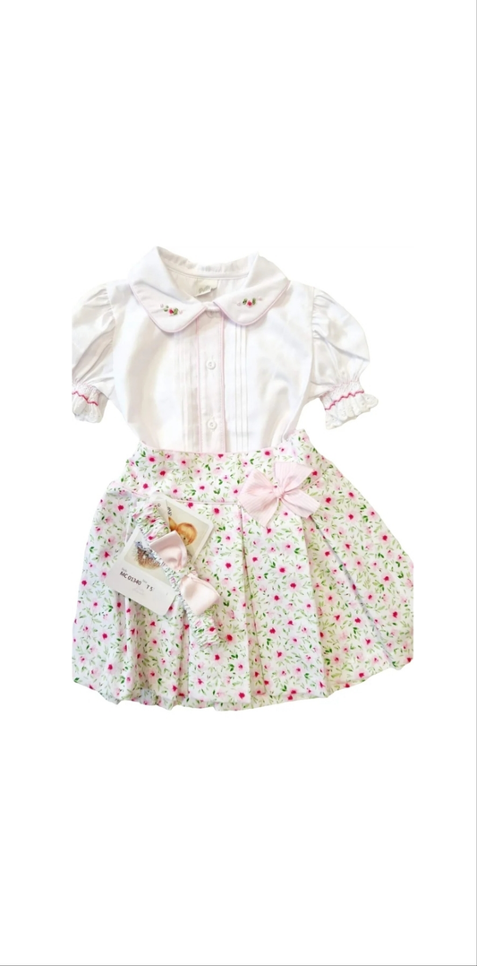 Pretty Originals Floral Skirt Set