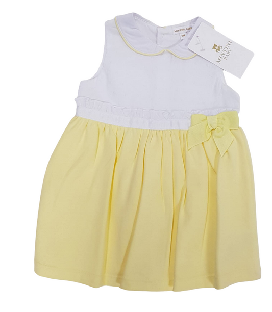 Mintini Yellow Bow Dress