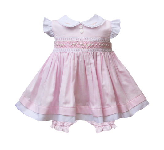 Pretty Originals Smock Pink Dress