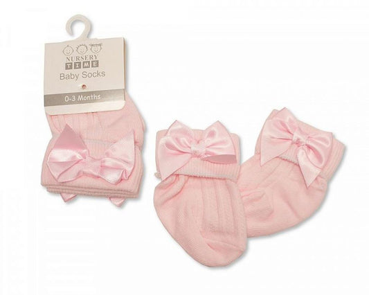 Nursery Time Baby Sock with Bow