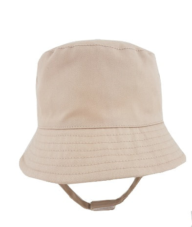 Soft Touch Beige Bucket Hat