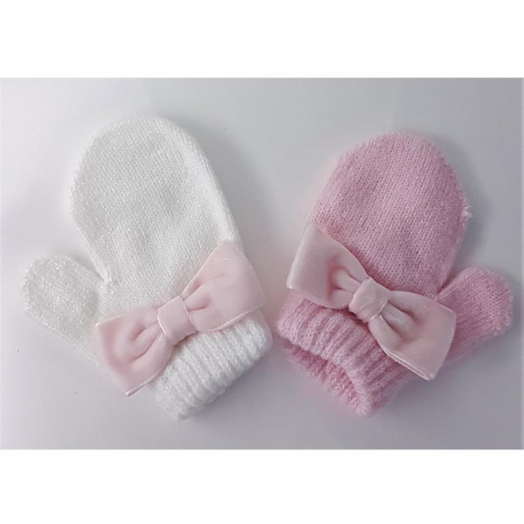 Pesci Baby Bow Mittens