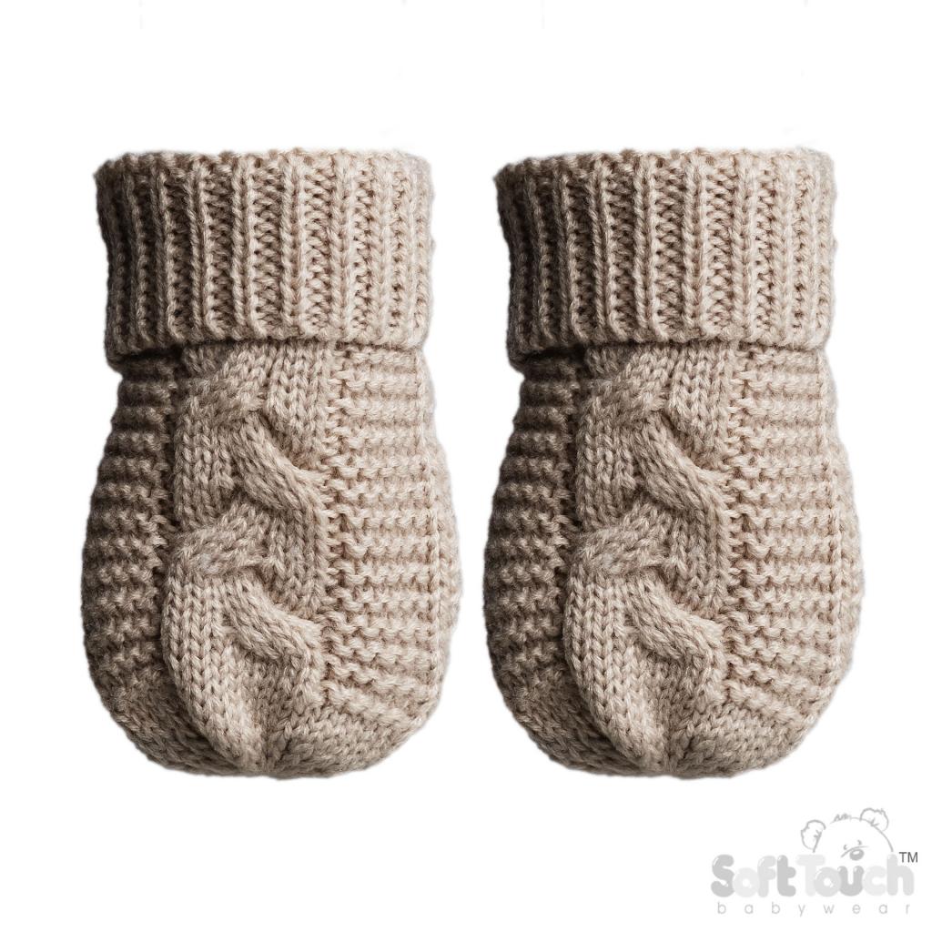 Biscuit "Zero" Cable Mittens