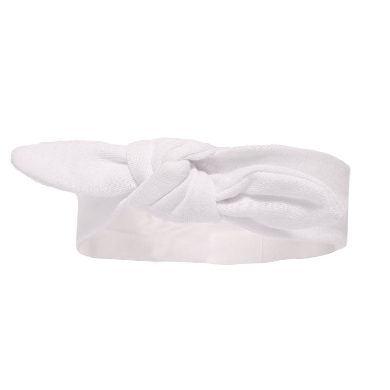 Soft Touch Knotty Headband - White