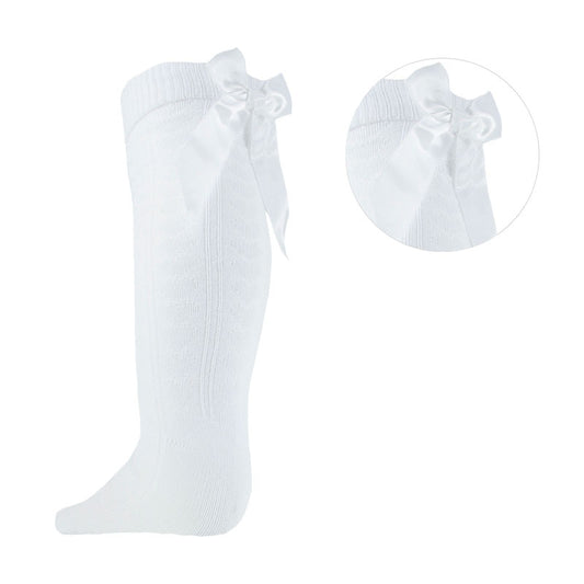 Soft Touch Knee high socks with bows