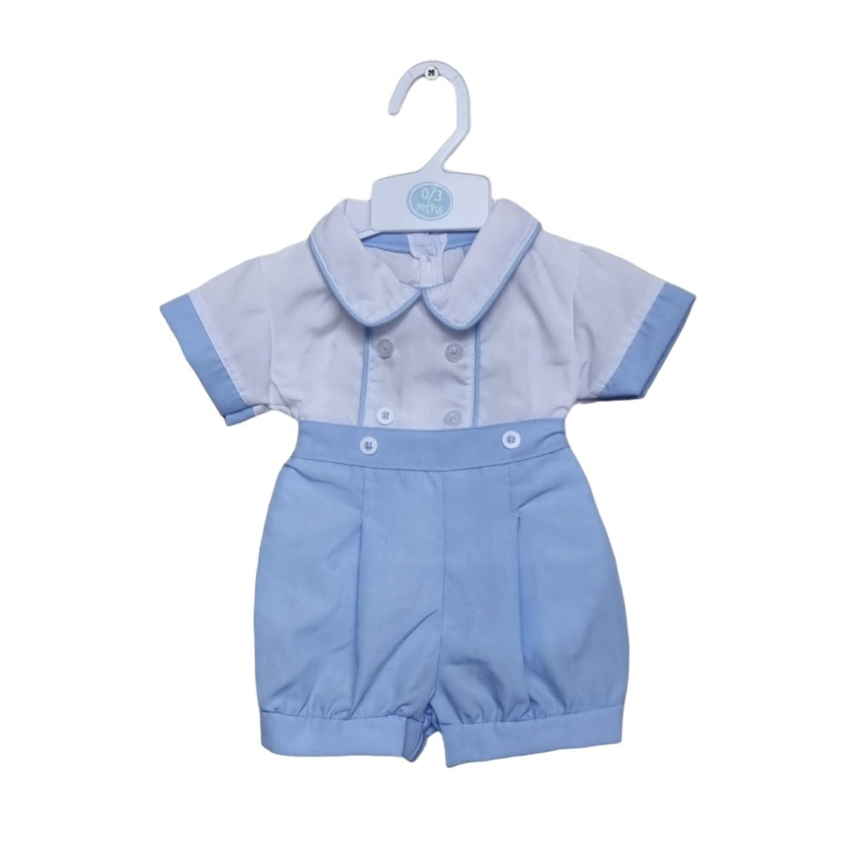 Rock a Bye Baby Piped Short Set