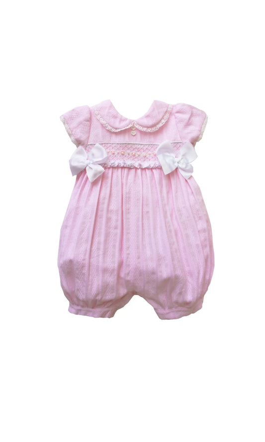 Pretty Originals Pink Smock Romper