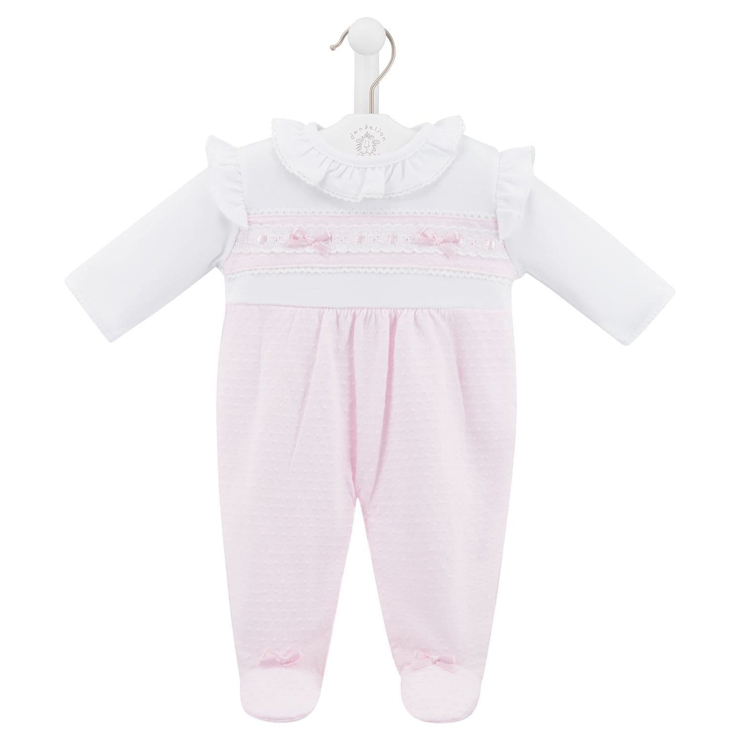 Dandelion Frill Collar Sleepsuit