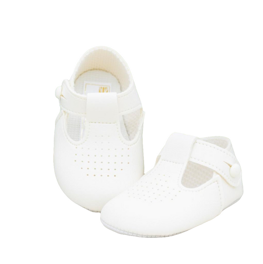 Baypods White Pram Shoe